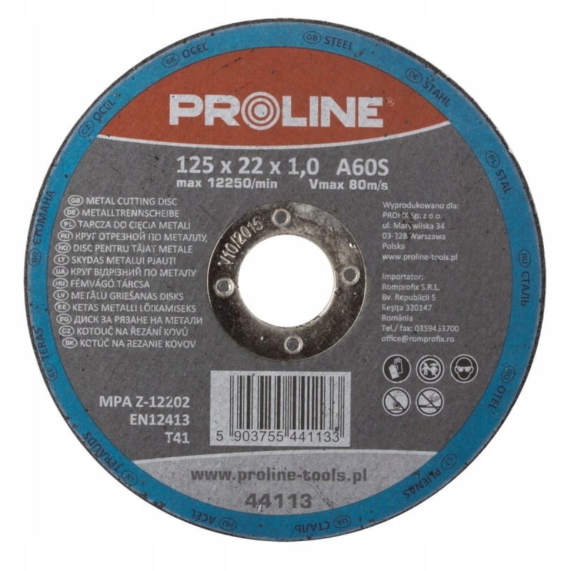 Tarcza do cięcia metali 230x3,0x22 mm 44123