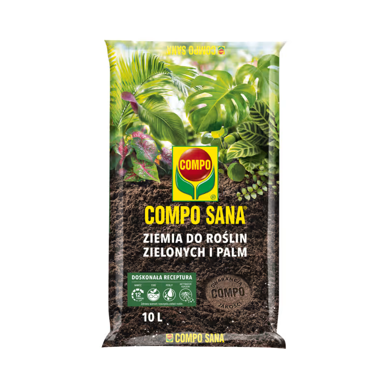 Podłoże do Roślin Zielonych i Palm 10L Compo