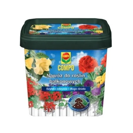 Nawóz Długo Działający do Roślin Balkonowych 1,2kg Compo
