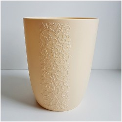 Osłonka Storczykówka Madlen ⌀12,5cm Kremowa