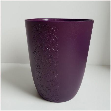 Osłonka Storczykówka Madlen ⌀12,5cm Śliwkowa