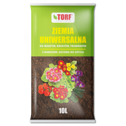 Ziemia Uniwersalna do kwiatów i warzyw 10L TORF