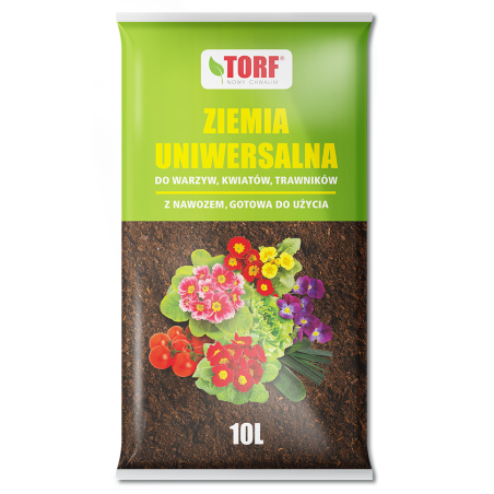 Ziemia Uniwersalna do kwiatów i warzyw 10L TORF