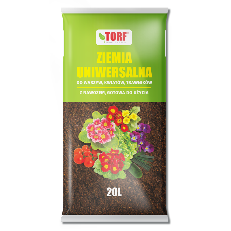 Ziemia Uniwersalna do kwiatów i warzyw 20L TORF