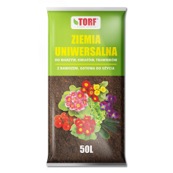 Ziemia Uniwersalna do kwiatów i warzyw 50L TORF