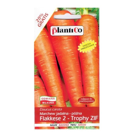 Marchew Jadalna Późna Flakkese 2 - Trophy ZIF 6g Plantico