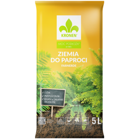 Ziemia do paproci 5L KRONEN