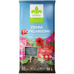 Ziemia do pelargonii i innych roślin balkonowych 50L KRONEN