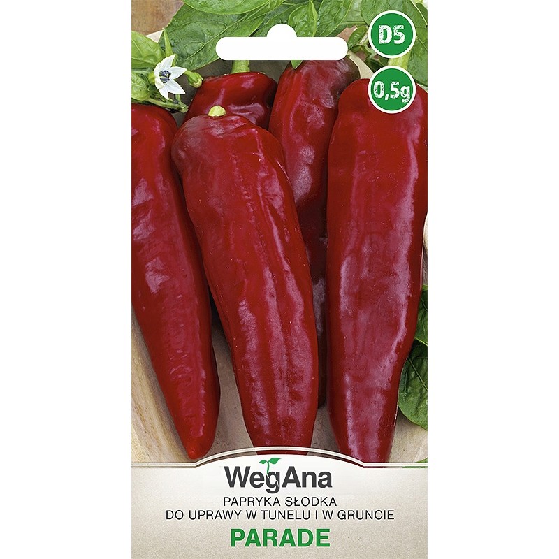 Papryka Słodka Parade 0,5g WegAna
