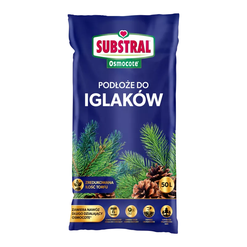 Podłoże do Iglaków Osmocote 50L Subtral