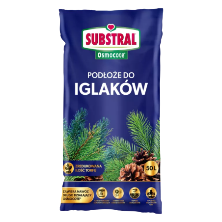 Podłoże do Iglaków Osmocote 50L Subtral