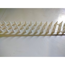 Plastikowe Kolce Przeciw Ptakom Białe 50cm