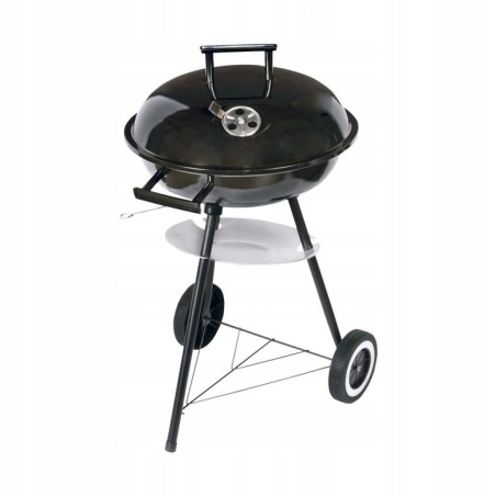Grill Kociołkowy Węglowy Czarny ⌀42cm MG913