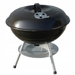 Grill Kociołkowy Węglowy Czarny ⌀36cm MG415