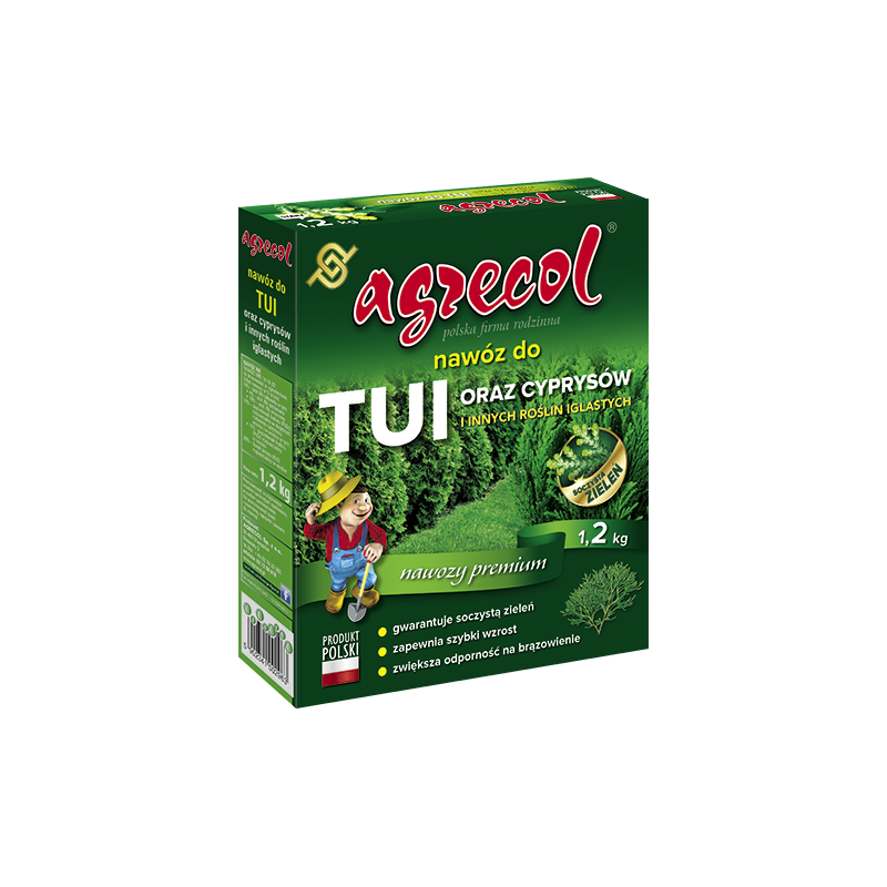 Nawóz do tui i cyprysów 1,2kg AGRECOL