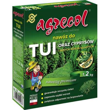 Nawóz do tui i cyprysów 1,2kg AGRECOL