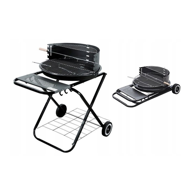 Grill Okrągły Węglowy Składany ⌀54,5cm MG925