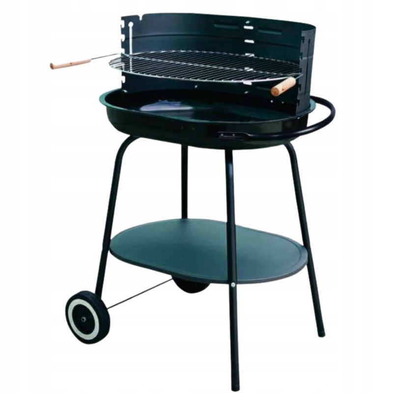 Grill Owalny Węglowy 60x42cm MG942