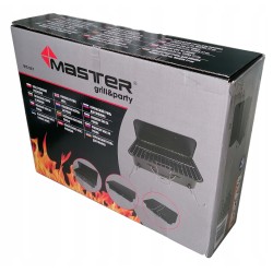 Grill Przenośny Prostokątny Węglowy 17x25x35cm MG937