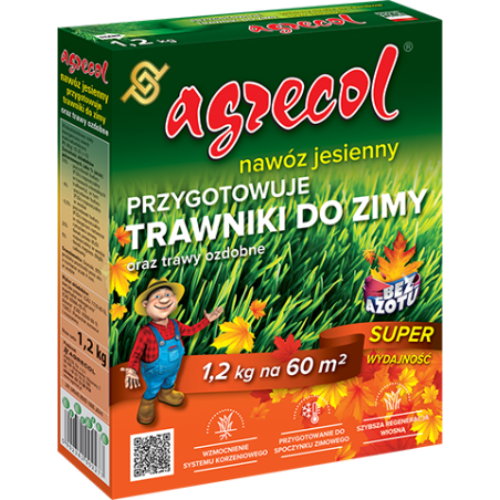 Nawóz jesienny do trawnika 1,2kg AGRECOL
