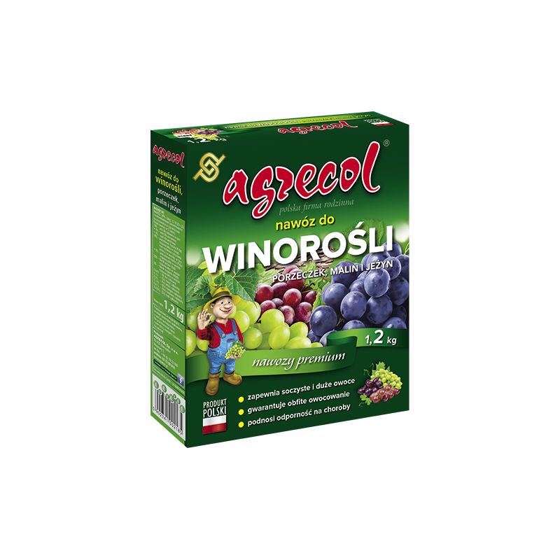 Nawóz do winorośli, porzeczek, malin i jeżyn 1,2kg AGRECOL