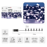 Lampki Choinkowe LED Zimny Biały (CHERRY BALL) 200 Lampek  ~16m LED9973