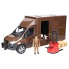 Mercedes Sprinter UPS kurier z paleciakiem Bruder 02678