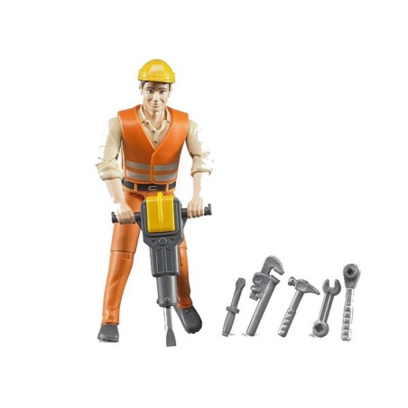 Figurka robotnika z akcesoriami Bruder 60020