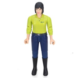 Figurka kobiety w ciemnoniebieskich dżinsach Bruder 60405