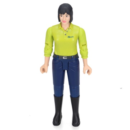 Figurka kobiety w ciemnoniebieskich dżinsach Bruder 60405