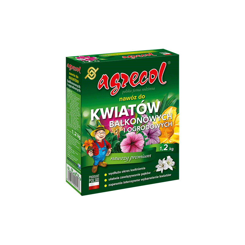 Nawóz do kwiatów balkonowych i ogrodowych 1,2kg AGRECOL