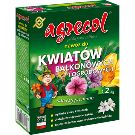 Nawóz do kwiatów balkonowych i ogrodowych 1,2kg AGRECOL