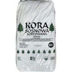 Kora sosnowa średnia 20-50mm 80L 21sztuk