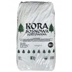 Kora sosnowa Gruba 50-100mm 80L 21 sztuk