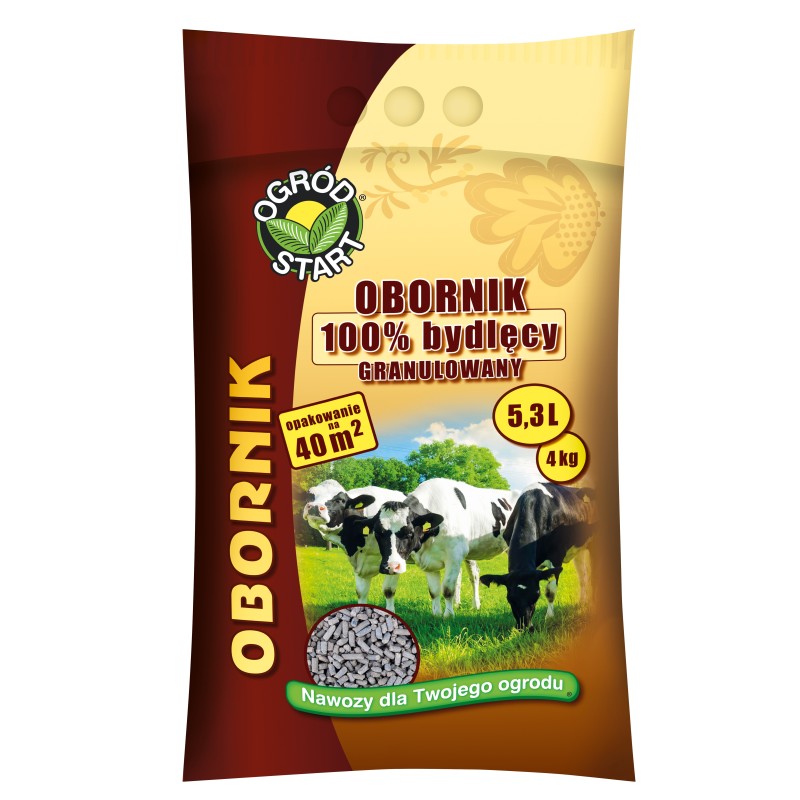 Obornik Bydlęcy Granulowany 4kg Ogród Start