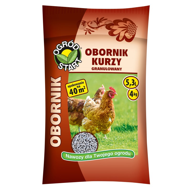 Obornik Kurzy Granulowany 4kg Ogród Start