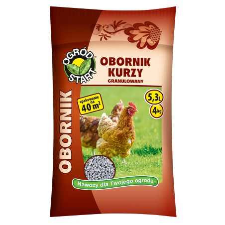Obornik Kurzy Granulowany 4kg Ogród Start