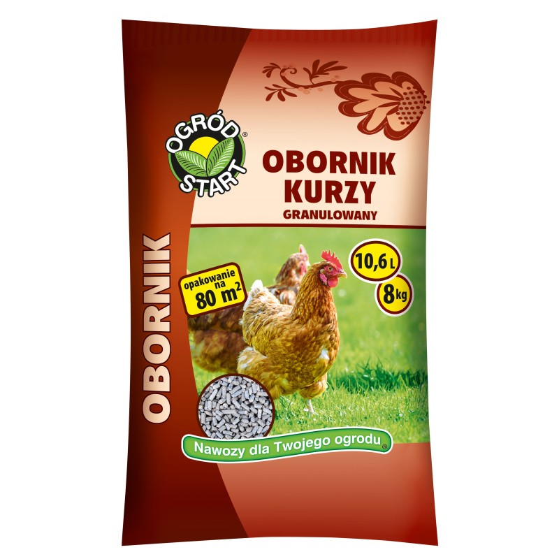 Obornik Kurzy Granulowany 8kg Ogród Start