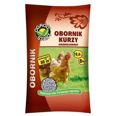 Obornik Kurzy Granulowany 8kg Ogród Start