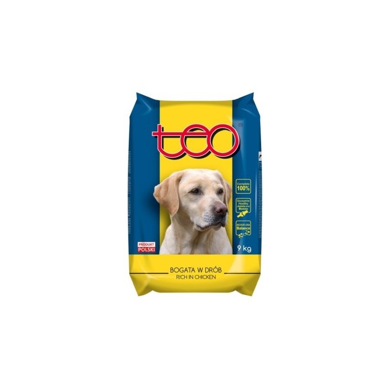 Karma dla psa TEO 9kg Drób
