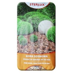 Kora Sosnowa gruba 30-50 mm Sterlux 70l