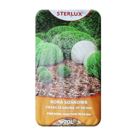 Kora Sosnowa gruba 30-50 mm Sterlux 70l