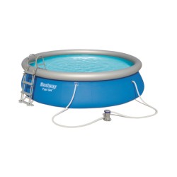 Basen rozporowy 457x107cm Bestway Fast Set z pompą i drabinką