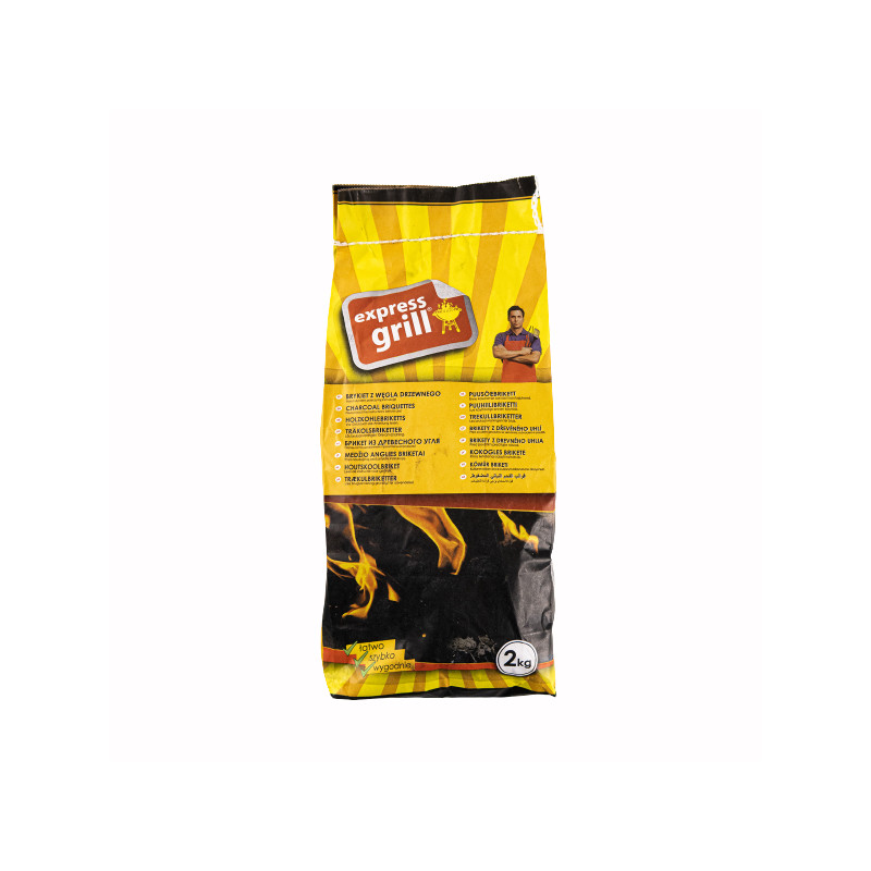 Brykiet z węgla drzewnego 2 kg Express Grill