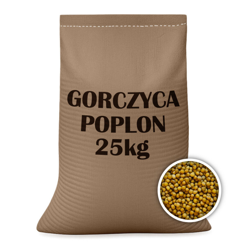 Gorczyca siew na poplon - worek 25 kg