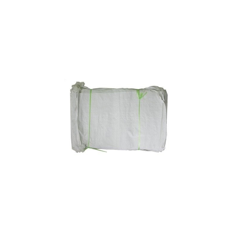 Worek polipropylenowy białe 50kg 65x105cm - 100 szt