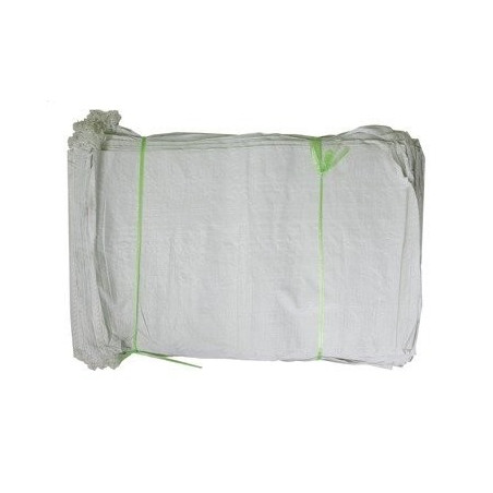 Worek polipropylenowy białe 50kg 65x105cm - 100 szt