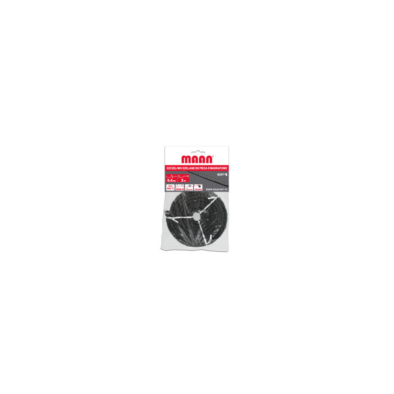 Szczeliwo Szklane do Pieca 6x6mm 2m