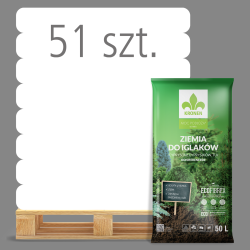 Ziemia do Iglaków 50L  51sztuk   KRONEN