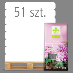 ZIEMIA DO RODODENDRONÓW, AZALII, HORTENSJI I INNYCH ROŚLIN KWAŚNOLUBNYCH 50L KRONEN 51sztuk